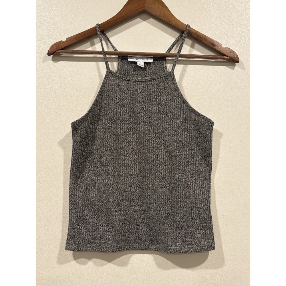 Purple Snow Charcoal Ribbed Tank Top Size M